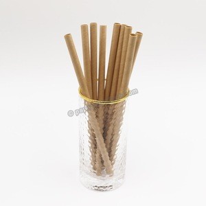 RainbowBear Barware Biodegradable Eco Friendly Kraft Paper Straw for Milkshake/Smoothie