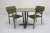 Import Rattan Chair with Folding HPL Round Table Set from China