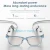 Reading Spectacles Unisex Audio Smart Bluetooth Eyeglass Trendy Anti Radiation Eyewear Blue Light Blocking Glasses