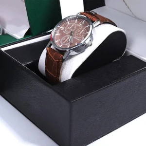 ready to ship 100 moq cheaper price supplier plain simple men women girls ladies watches set packaging retail gift packing boxes