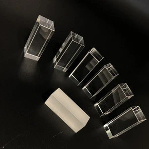 Rectangle/ cuboid  optical sapphire glass prism