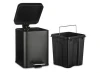 Rectangular Waste Bin, 5L Garbage Trash Can with Step Foot Pedal