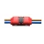 Import red T shape 2 ways non peeling quick cable clamp connectorW t shape18-24 wire connector from China