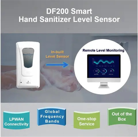 Remote Monitoring Low Volume Alarm Automatic Hand Soap Sanitizer Dispense Iot Solutions & Software Smart Toilet Solution