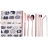 Import Reusable metal bubble tea drinking straws set Korean cutlery eco friendly gold plated flatware sets from China
