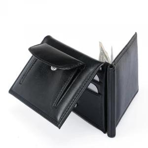 RFID Italy Slim genuine Leather grand mode men Wallet coin pocket cash money clip leather pure handmade credit cards men wallet