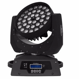RGBW zoom 36 * 10W 4in1 LED moving head wash light for stage lighting