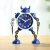 Import Robot Kids Alarm Clock Analog Time Silent Light Clock with Flashing Eye and Hand Clip from China
