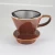 Import Rose gold coffee tea tools three holes pour over dripper ceramic coffee filter coffee filter cup from China