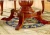 Import Round 6 People Luxury Real Wood Cabinet Table Kitchen Chairs And Tables from China