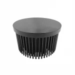 Round cold forging heat sink 133*70mm 50W high power LED radiator aluminum fin pin heatsink