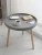 Import Round  plastic with wooden leg Coffee Table living room table from China