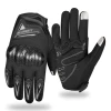 RS1902 Touch Screen Full Knuckle Protection Non-slip Motorcycle Racing Gloves PVC Bag Carbon Fiber Cycling Unisex Universal