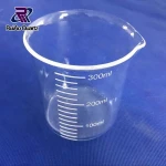 RuiAo Laboratory tools transparent quartz glass beaker for measuring