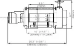 Runva Full Spooling Clutch Hydraulic Winches For Sale