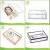 Import Rustic recipe 4x6. Large photo / USB / Jewelry Keepsake / Memory Storage brass glass clear plastic storage box with dividers from China