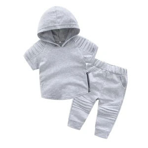 S6004Y Baby Boy Clothes Suits Casual Baby Girl Clothing Sets Children Suit Sweatshirts+Sports pants Spring Autumn Kids Set