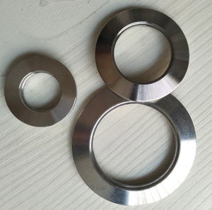 Sanitary ultra high vacuum ISO - KF flange / NW pipe fitting parts &amp; components bored blank stainless steel flange