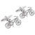 Import SAVOYSHI Novelty Bike Cufflinks for Mens Suit Shirt Cuffs Silver Bicycle Model Cuff links Male Gift Fashion Jewelry from China