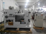 (SBR-320) 4C flexo prnting machine for roll paper, automatic rotary self adhesive sticker flexographic printer with uv varnish