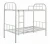 Import school furniture set metal bunk bed from China