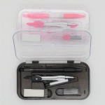 School Math Geometry Set 8pcs Drawing Compass Ruler Protractor Mechanical Pencil Eraser