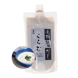Seafood clam liquid soup stock preserved food Japanese sauce in bag