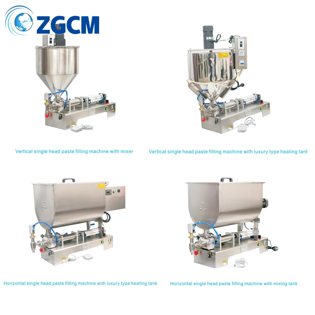 Semi-automatic Paste Filling Machine Mixing Filler Very Viscous Material Foods Packaging Equipment Bottle  Liquid Filler