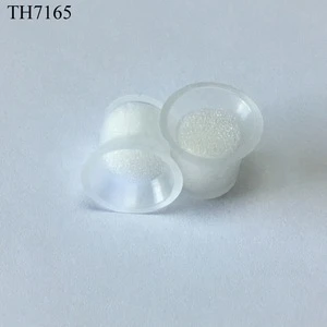 Semi Permanent Makeup Tattoo Ink Supplies Wholesale 100pcs Pigment Small Plastic tattoo ink cup With Sponge