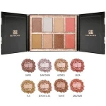 SEPROFE 8color high-gloss foundation blush kit Face Foundation blush Makeup powder Cosmetics Palette
