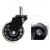 Import set of 5 office chair caster rubber swivel wheels roller blade chair casters from China