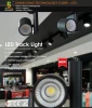 ShineLong 1200mm 60W LED Slim highbay tracking light for supermarket shops lighting