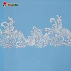 SHT02651 Wonderful polyest embroidery lace fabric chemical chantilly lace