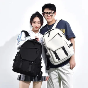 Simple Couple Backpack Middle School and High School Students Backpack Sport Backpack for School