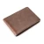 Import simple thin retro brown crazy horse leather card holder minimalist card holder wallet from China