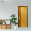 single design with groove composite wooden flush door  solid wood grooved interior doors with frames