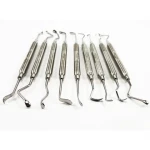 Sinus Set 9 Pcs Polished Elevator Dental Implant Surgical Orthodontic Light Weight  used by dentists by human tools