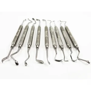 Sinus Set 9 Pcs Polished Elevator Dental Implant Surgical Orthodontic Light Weight  used by dentists by human tools