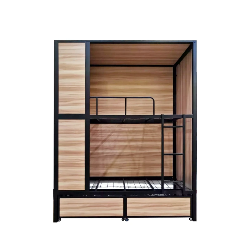 Sleep capsule box bunk beds soundproof bed hostel capsule bed sleeping pods