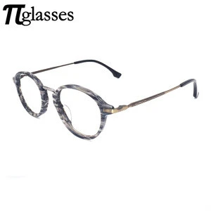 Small Round Cool Design Acetate Frame China Wholesale Optical Eyewear Latest Glasses Frames for Unisex