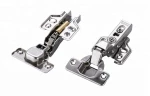 Soft Closing Stainless Steel Half Overlay Hydraulic Hardware Hinge