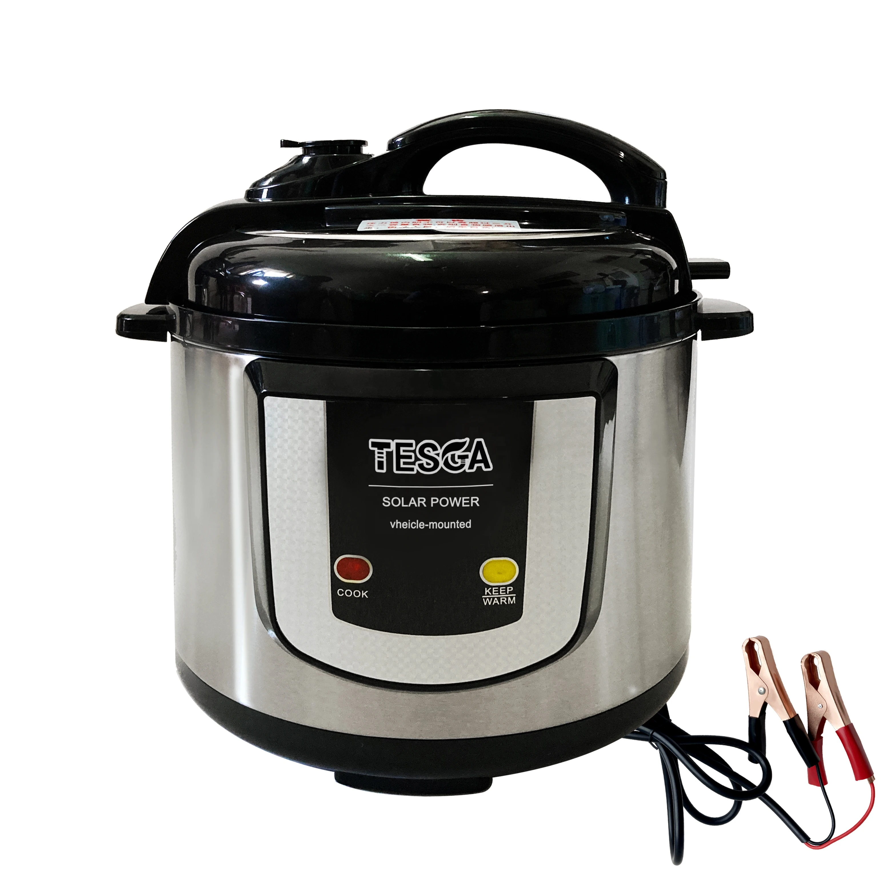 solar powered electric pressure cooker 24V dc perfect for High Altitude Area large capacity 5L