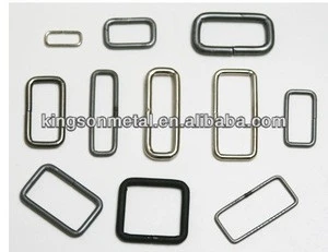 solid stainless steel rectangular o ring for watch accessories