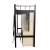 Import Space-Saving Design Full Metal Loft Bed with Ladder and desk from China