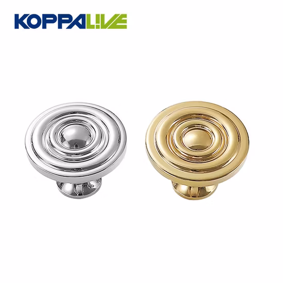 Koppalive Modern Kitchen Hardware Solid Brass Drawer Door Knob Chrome Dresser Handles French Polished Gold Cabinet Knobs