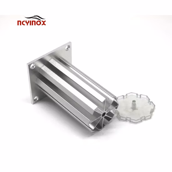 Steel Furniture Table Leg Round Tapered Sofa Legs, Slant Metal Cabinet Feet Furniture Leg Hardware for Coffee Table