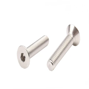 Specialized Production High Quality Stainless Steel 304 M4*30 Flat Head Allen Bolt Automobile Fasteners
