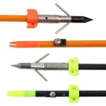 SPG Archery professional Fiberglass Shaft Compound Bow Metal Fishing Broadheads Arrow Tips Bowfishing Arrows