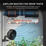 Spider Farmer 6-inch Clip Fan for Grow Tents