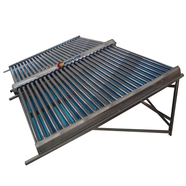 Stainless steel all glass vacuum tube solar collector